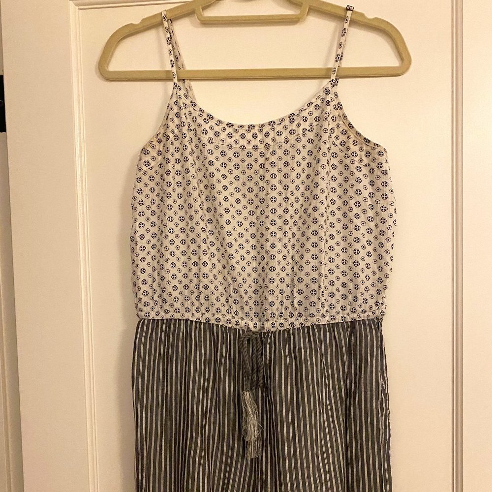 J.Crew, XS, Casual Jumpsuit, Navy Blue and White